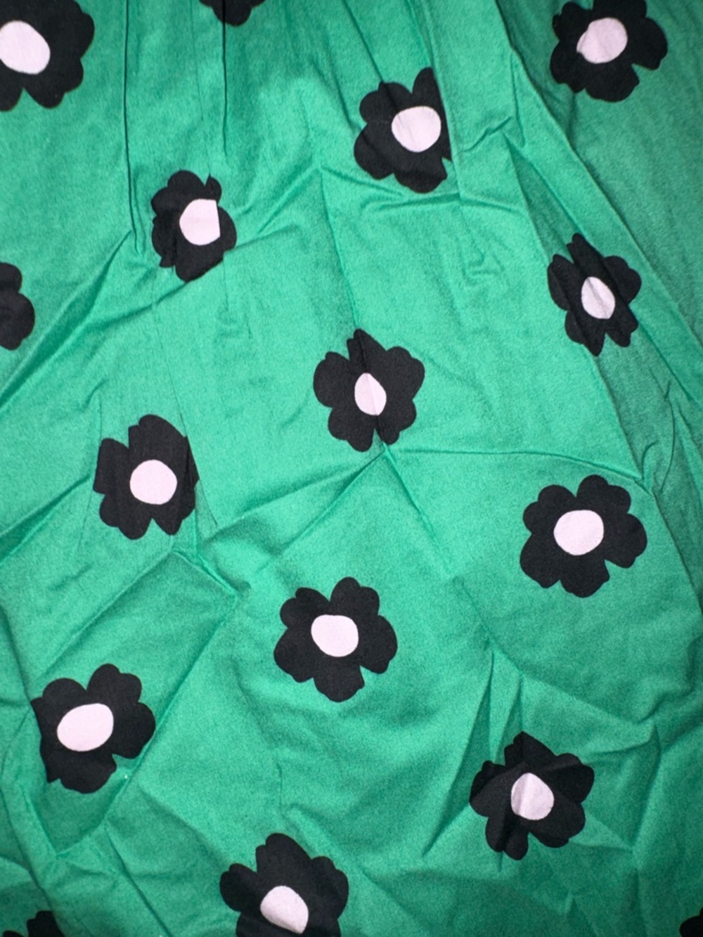 Tulip B Tea Collection Green Floral Sleeveless Fit-and-Flare Dress - Picture 2 of 2